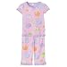 Girls' Nick & Nora® Short-Sleeve Furballs Pajama Set - Pink
