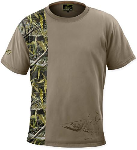 Fishouflage Musky Cotton Short Sleeve T-Shirt Stone Large