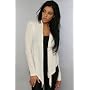 Alternative Apparel The Stevie Wrap in Antique White,Tops (L/S) for Women
