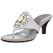Nine West Women's Fabulia Beaded Thong Sandal