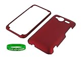 Red Rubberized Hard Case for HTC EVO Shift 4G Phone, Sprint