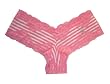 Multi Pack Of 3 Sexy Bunny Lowrise Lace And Stripes Tanga Panty In Gift Pillow Box