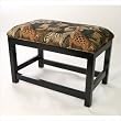 15 Maple Vanity Bench with Cushion Finish: Bordeaux Maple, Seat Type: Vinyl - Naugahyde Mauve