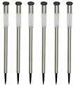 6 x Solarleuchten Garten Solar Solarlampe Neu