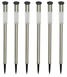 6 x Solarleuchten Garten Solar Solarlampe Neu