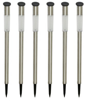 6 x Solarleuchten Garten Solar Solarlampe Neu