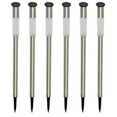 6 x Solarleuchten Garten Solar Solarlampe Neu