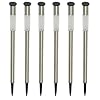 6 x Solarleuchten Garten Solar Solarlampe Neu