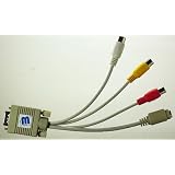 M-ware� VGA an S-Video Svideo AV RCA(Cinch) Adapter-Kabel ID144von "M-ware� Electronics"