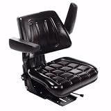Seats: Seat with Tension Spring, Hydraulic Shock Absorber and Foldup Armrests