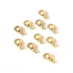 Beautiful Gold Plated Curved Lobster Clasps 12mm (10)