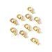 Beautiful Gold Plated Curved Lobster Clasps 12mm (10)