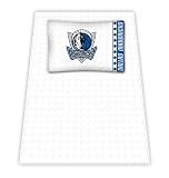 Best Quality Micro Fiber Sheet Set - Dallas Mavericks NBA /Color White Size Full