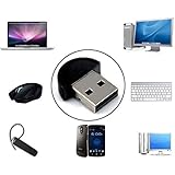 Lookatool New Mini USB Bluetooth Dongle Adapter for Laptop PC Win Xp Win7 8 iPhone 4GS 5GS