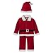 Cherokee Baby Really Red NBB Fur Trim Suit - 3 Months