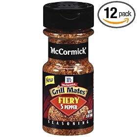 Grill Mates Fiery 5 Pepper Seasoning, 3-Ounce (Pack of 12)
