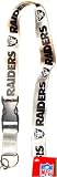 OAKLAND RAIDERS BREAKAWAY VELCRO NYLON LANYARD