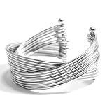 SG PARIS BIJOUX FANTAISIE BRACELET RIGIDE FEMME METAL ARGENTEpar SG PARIS