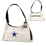Dallas Cowboys Purse / Handbag (Solid Gray, 12.5 x 6)
