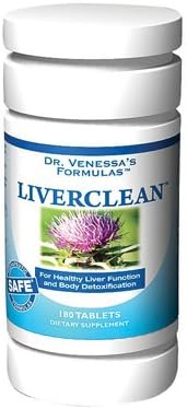 New - Dr. Venessa's LiverClean - 180 Tablets