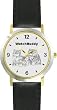Persian Kittens (SC) CAT - WATCHBUDDY&reg; DESIGNER DELUXE TWO-TONE THEME WATCH - Arabic Numbers-EVENING TWILIGHT STYLE - Gray Dial with Black Leather Strap-Women's Size-Small