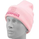 NFL New York Giants Super Bowl XLVI Ladies Bellerophon Cuffed Knit Beanie - Pink ()