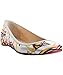 Christian Louboutin silver metallic leather 'Ballerina Tag' flats