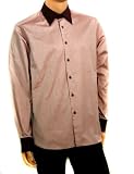 Prada Men's Maroon Button Up Shirt