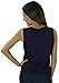 August Silk Sleeveless Silk Blend Rib Trim Top
