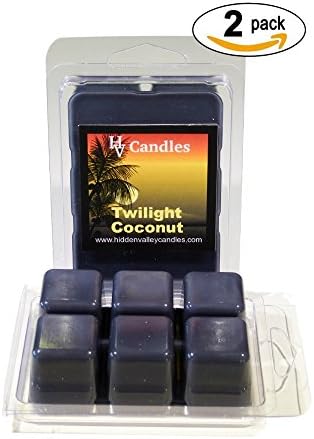 Twighlight Coconut 2 Pack. Coconut Base with notes of Cedarwood and Island Flowers.