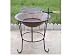 Gardeco Firebowl3Cast-cop Cast Iron Fire Bowl