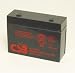 CSB HC1221W - (Replaces HC1217W) 12 Volt/5.1 Amp Hour (21 Watts) Sealed Lead Acid Battery with Recessed Polarized Terminals