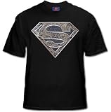  : Superman Aztec Shield Logo T-Shirt #11