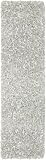 Leather Shag Rug Soft Allover Suede 2x6 (Natural)