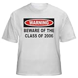 Warning: Beware of the Class of 2006 Youth T-Shirt (for Kids) ASH GREY LARGE