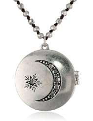 Lucky Brand Moon Locket Necklace, 28.5"