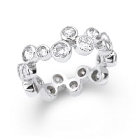 Bling Jewelry Designer Inspired Sterling Silver Bubble Ring Size 7
