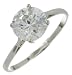 Silver Cz Set Solitare Ring