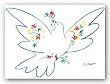 Dove with Flowers by Pablo Picasso 31.5"x23.625" Art Print Poster