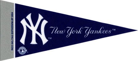 MLB Mini New York Yankees Pennant, (2-Pack)