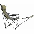 Travel Chair with Footrest - Green