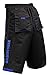 Astek Men's Blue Black MTB BMX Baggy Padded Mountain Bike Shorts