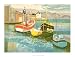 Boats in Harbor II - George Lambert Art Print Poster 34 x 26