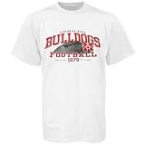 Mississippi State Bulldogs White Ivy Over Football T-shirt