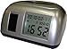 Securix Motion Detection Clock Camera With Cycling Recording and Battery Power Backup with Real Time Stamp, Silver / Black