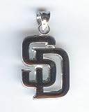 San Diego Padres New "Sd" 1" Gold Plated Charm/Pendant
