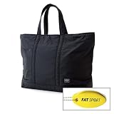 WEB限定【FAT SPORT×PORTER限定コラボ】トートバッグ（大） 「LEGEND」　ブラック【吉田カバン】の画像