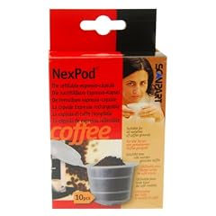 NexPod nachf�llbare Kapseln geeignet f�r Nespresso Maschinen, 10 Kapseln