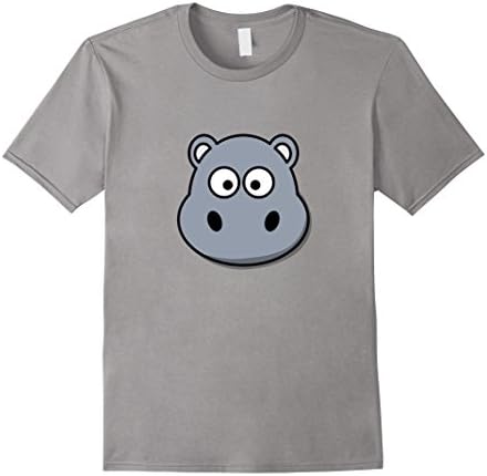 Men's I love Hippos Shirt for the Perfect Hippo T Shirt Gift XL Slate