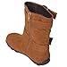 Journee Collection Kids Girls Buckle-Strap Mid-calf Riding Boots